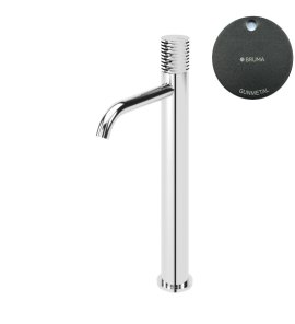 Bruma Leaf4 Bateria umywalkowa jednootworowa bez korka Gunmetal 1670023MG