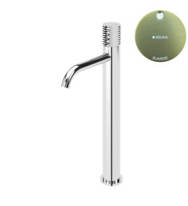 Bruma Leaf4 Bateria umywalkowa jednootworowa bez korka Sunrise 1670023SR