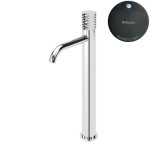 Bruma Leaf4 Bateria umywalkowa jednootworowa bez korka Gunmetal PVD 1670023GM