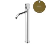 Bruma Leaf4 Bateria umywalkowa jednootworowa bez korka Gold PVD 1670023PO