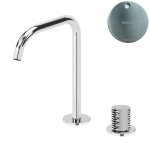 Bruma Leaf4 Bateria umywalkowa 2-otworowa bez korka, montowana na blacie Satinox 1670027ST