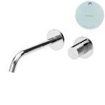 Bruma Leaf4 Bateria umywalkowa podtynkowa 200 mm Pure White 1670125PW