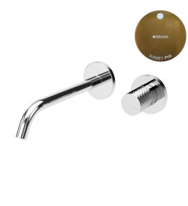 Bruma Leaf4 Bateria umywalkowa podtynkowa 150 mm Sunset PVD 1670126PS