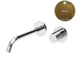 Bruma Leaf4 Bateria umywalkowa podtynkowa 150 mm Sunset PVD 1670126PS