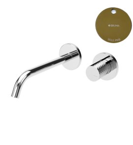 Bruma Leaf4 Bateria umywalkowa podtynkowa 150 mm Gold PVD 1670126PO