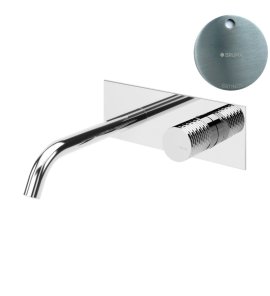 Bruma Leaf4 Bateria umywalkowa podtynkowa 150 mm Satinox 1670135ST