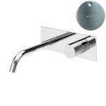 Bruma Leaf4 Bateria umywalkowa podtynkowa 200 mm Satinox 1670134ST