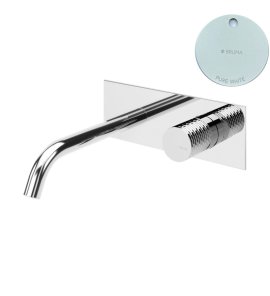 Bruma Leaf4 Bateria umywalkowa podtynkowa 150 mm Pure White 1670135PW