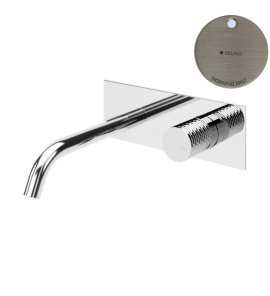 Bruma Leaf4 Bateria umywalkowa podtynkowa 150 mm Morning Mist 1670135MM