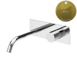 Bruma Leaf4 Bateria umywalkowa podtynkowa 150 mm Sunrise PVD 1670135PR