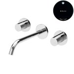 Bruma Leaf4 Bateria umywalkowa podtynkowa 200 mm Night Sky 1670116NS