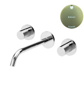 Bruma Leaf4 Bateria umywalkowa podtynkowa 200 mm Sunrise 1670116SR