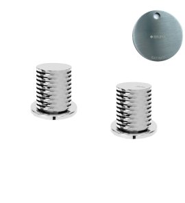 Bruma Leaf4 Bateria umywalkowa nablatowa Satinox 1670037ST