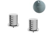 Bruma Leaf4 Bateria umywalkowa nablatowa Satinox 1670037ST