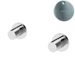 Bruma Leaf4 Bateria umywalkowa podtynkowa Satinox 1673103ST