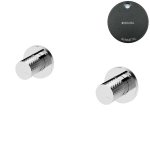 Bruma Leaf4 Bateria umywalkowa podtynkowa Gunmetal 1673103MG