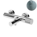 Bruma Leaf4 Bateria wannowo-natryskowa ścienna Satinox 1672103ST