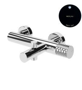 Bruma Leaf4 Bateria wannowo-natryskowa ścienna Night Sky 1672103NS