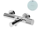 Bruma Leaf4 Bateria wannowo-natryskowa ścienna Pure White 1672103PW