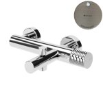 Bruma Leaf4 Bateria wannowo-natryskowa ścienna Morning Mist 1672103MM