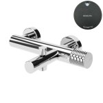 Bruma Leaf4 Bateria wannowo-natryskowa ścienna Gunmetal 1672103MG