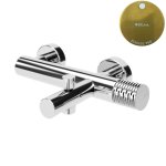 Bruma Leaf4 Bateria wannowo-natryskowa ścienna Sunrise PVD 1672103PR