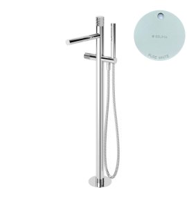 Bruma Leaf4 Bateria wannowo-natryskowa wolnostojąca Pure White 1672203PW