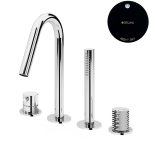 Bruma Leaf4 Bateria wannowo-natryskowa Na brzeg wanny Night Sky 1672001NS