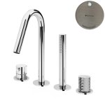 Bruma Leaf4 Bateria wannowo-natryskowa Na brzeg wanny Morning Mist 1672001MM