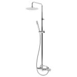 Bruma Leaf4 Bateria wannowo-natryskowa ścienna z deszczownicą Ø 250 mm Chrom 1672303CR