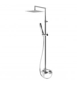 Bruma Linea Zestaw natryskowy 250 mm z regulowaną wysokością prysznica chrom 1822712CR