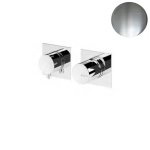 Bruma Lusa Bateria natryskowa jednouchwytowa podtynkowa, z 2 wyjściami Satinox 1011622ST