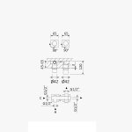 Bruma Lusa Bateria natryskowa jednouchwytowa podtynkowa, z 2 wyjściami Satinox 1011622ST