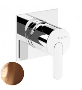 Bruma Lusa Bateria natryskowa jednouchwytowa podtynkowa, z 1 wyjściem Sunset 1011201SS