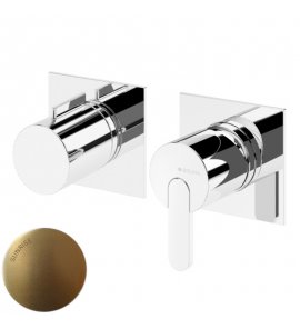 Bruma Lusa Bateria natryskowa jednouchwytowa podtynkowa, z 2 wyjściami Sunrise 1011621SR