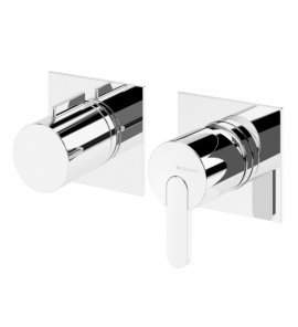 Bruma Lusa Bateria natryskowa jednouchwytowa podtynkowa, z 3 wyjściami Chrom 1011421CR