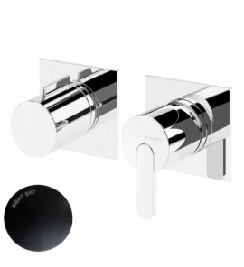 Bruma Lusa Bateria natryskowa jednouchwytowa podtynkowa, z 3 wyjściami Night Sky 1011421NS