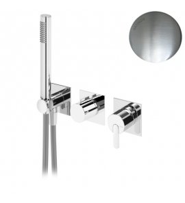 Bruma Lusa Bateria natryskowa podtynkowa z 3 wylotami Satinox 1012001ST