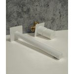 Bruma Lusa Bateria umywalkowa podtynkowa 230 mm Pure white 1018402PW