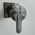    Bruma Lusa Bateria umywalkowa podtynkowa 17 cm gunmetal 1018501GM WYPRZEDAŻ EKSPOZYCJI!!