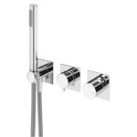 Bruma Lusa Bateria wannowo-natryskowa podtynkowa 2-drożna Chrom 1012802CR