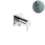 Bruma Lusa Przyłącze kątowe węża z zaworem 1/2" Satinox 1252002ST