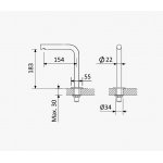 Bruma Lusa Wylewka umywalkowa stojąca Sunset 1569453SS
