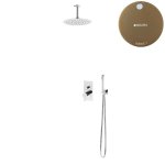 Bruma Lusa Zestaw natryskowy podtynkowy z deszczownicą Ø 250 mm Sunset 1015611SS