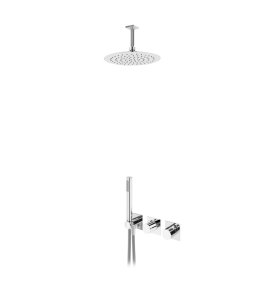 Bruma Lusa Zestaw natryskowy podtynkowy z deszczownicą Ø 250 mm Chrom 1015812CR