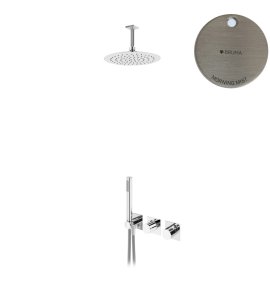 Bruma Lusa Zestaw natryskowy podtynkowy z deszczownicą Ø 250 mm Morning Mist 1015812MM
