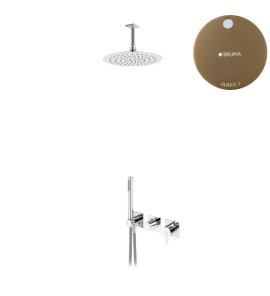 Bruma Lusa Zestaw natryskowy podtynkowy z deszczownicą Ø 250 mm Sunset 1015811SS