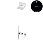 Bruma Lusa Zestaw natryskowy podtynkowy z natryskiem kaskadowym Night Sky 1015891NS