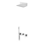 Bruma Lusa Zestaw natryskowy podtynkowy z natryskiem kaskadowym Chrom 1015881CR