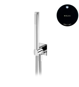 Bruma Lusa Zestaw natryskowy z przyłączem kątowym Night Sky 1455936NS